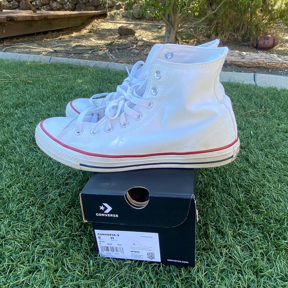 Converse White High